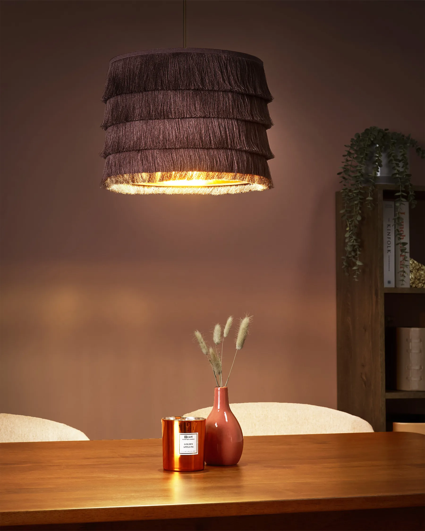 Pendant Lamp SUAPURE Fabric Pink_955323
