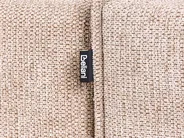 Corner Sofa Bed 3 Seater EDANE with Storage Fabric Beige Left Hand_1057123