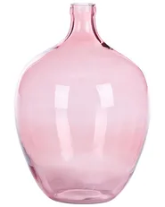 Flower Vase ROTI 39 cm Glass Pink_823633