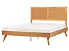Bed ISTRES 160 x 200 cm (EU King Size) Natural Ash Wood