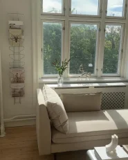 Left-Hand Chaise Longue YERRES Fabric Beige_1170326
