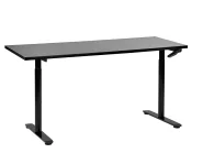 Manuellt höj- och sänkbart skrivbord DESTINAS 160 cm 72 cm Svart_899252