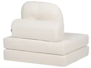 Single Sofa Bed OLDEN Boucle White_906488