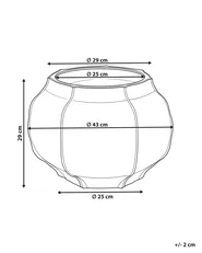 Plant Pot INNTAL 43 cm Beige_1161790