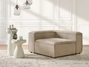 Corner Seat ARDAL Corduroy Light Brown Left Hand_940613