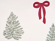 Set of 3 Decorative Cushions XAVIA 30 x 50 cm 45 x 45 cm White Christmas Motif_1164619