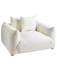 Armchair LUVOS Boucle Off-White_970322