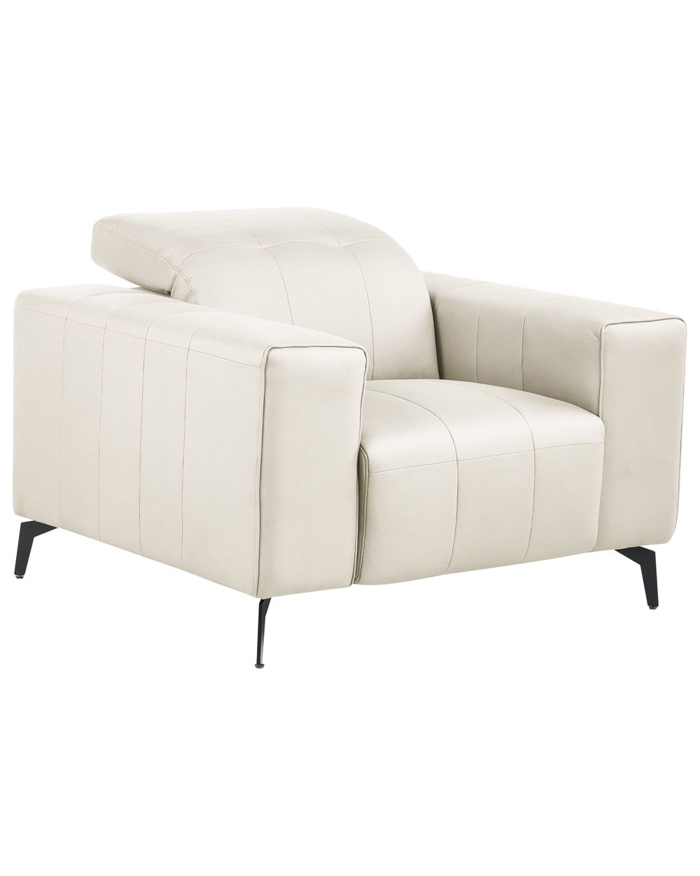 Armchair OMMEL Fabric Light Beige