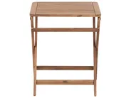 Garden Side Table PARAGGI 60 cm 60 cm Certified Acacia Wood Brown_928483