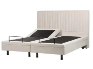 Justerbar säng  DUKE II 160 x 200 cm Ljusbeige_910545