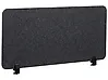 Työpöydän väliseinä SPLIT 120 x 50 cm Tummanharmaa