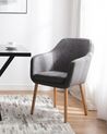 Spisestol YORKVILLE Kunstskinn Grå