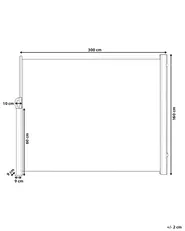 Sivumarkiisi DORIO 305 cm 160 cm Beige_811861