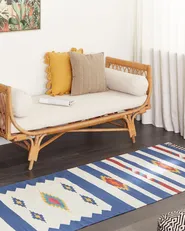 Rug VARSER Multicolour 80 x 300 cm Kilim Cotton_869513