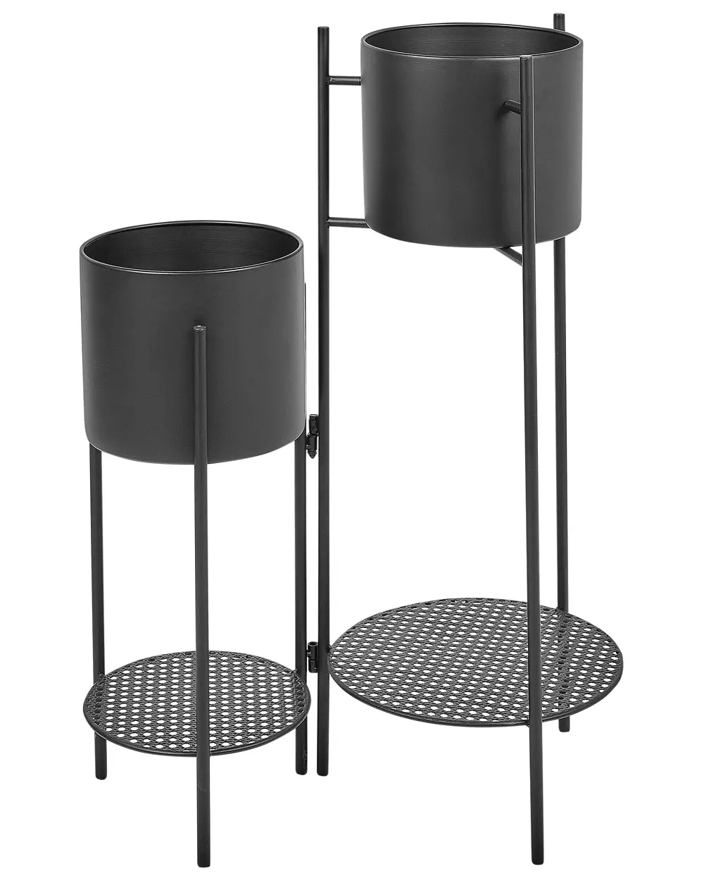 Plant Stand ULMUS 58 cm Metal Black
