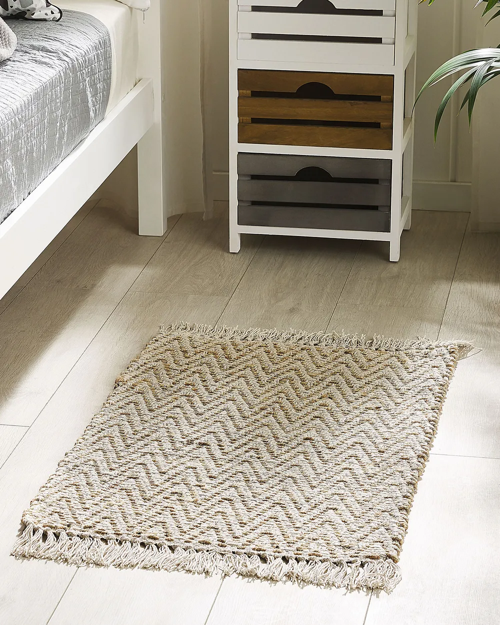 Rug AFRIN Beige 50 x 80 cm Jute