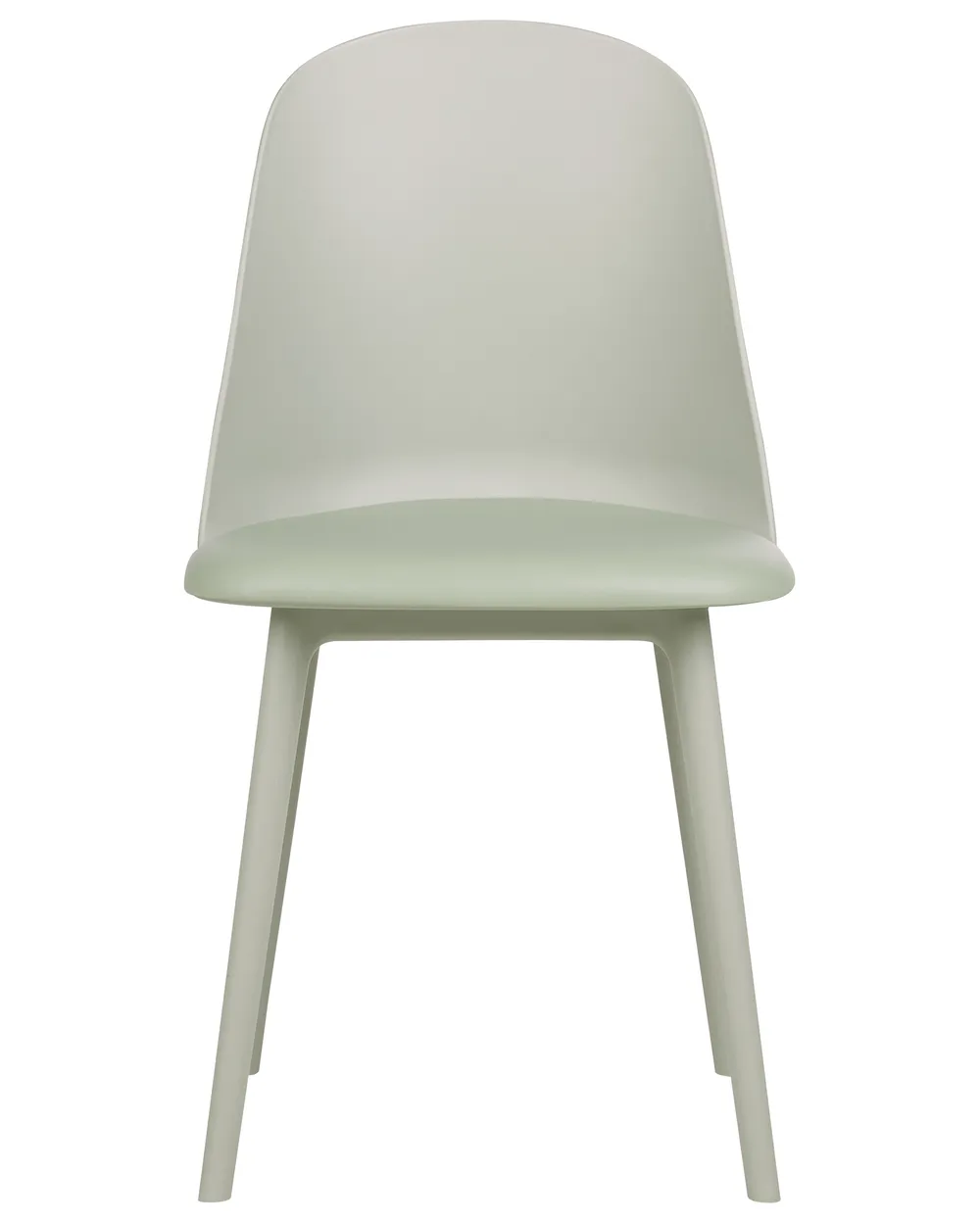 Set of 2 Dining Chairs FOMBY Light Green_902831