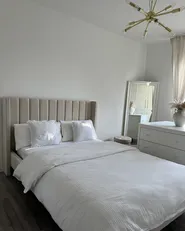 Säng med lamellram Sammet VILLETTE 140 x 200 cm Beige_908104