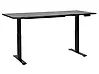 Elektriskt höj- och sänkbart skrivbord DESTINES 180 cm x 80 cm Svart