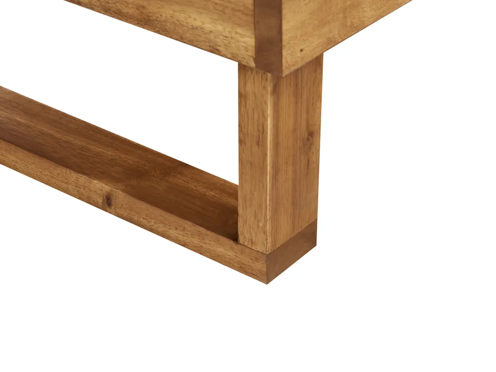 Garden Coffee Table MARETTIMO 60 cm 110 cm Certified Acacia Wood Brown_953775