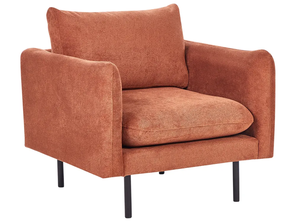 Living Room Set 4 Seater VINTERBRO Chenille Golden Brown_907076