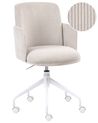Office Chair DRYDEN Corduroy Light Beige