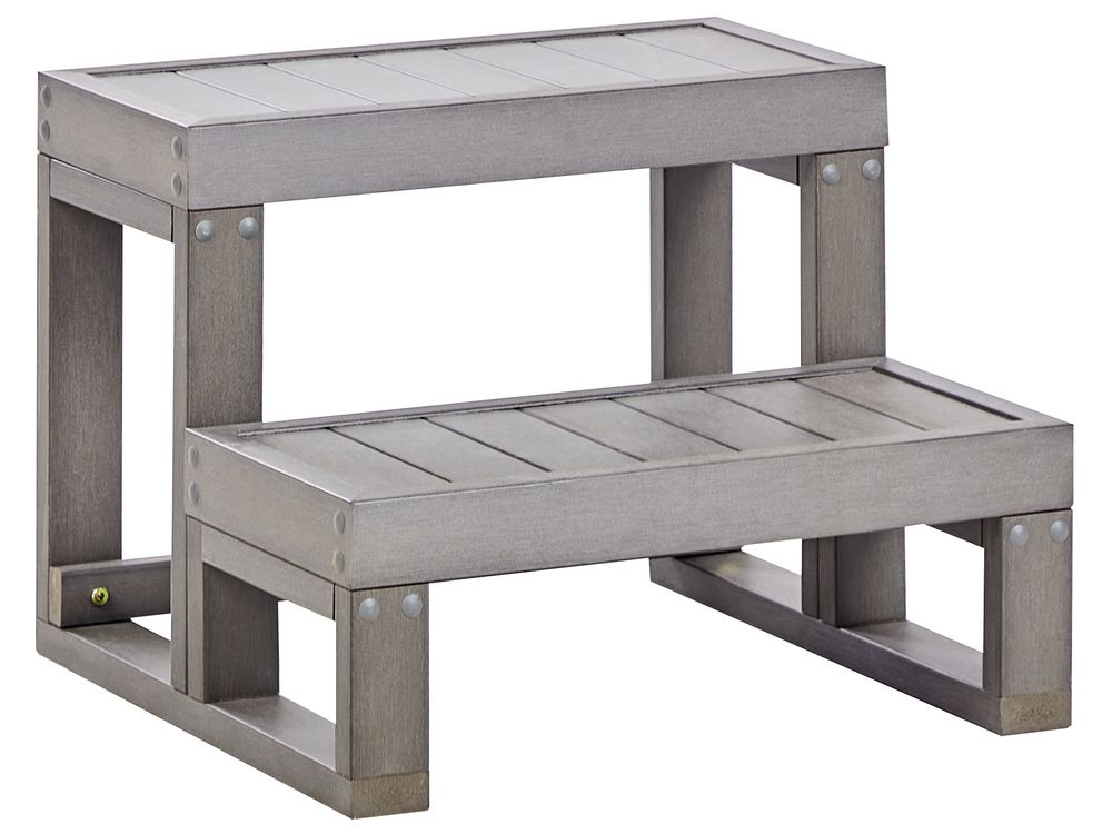 Hot Tub Steps LIMAY Grey