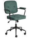 Desk Chair PAWNEE Fabric Dark Green