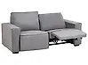 Electric Recliner Sofa 2 Seater NUKARI Fabric Grey