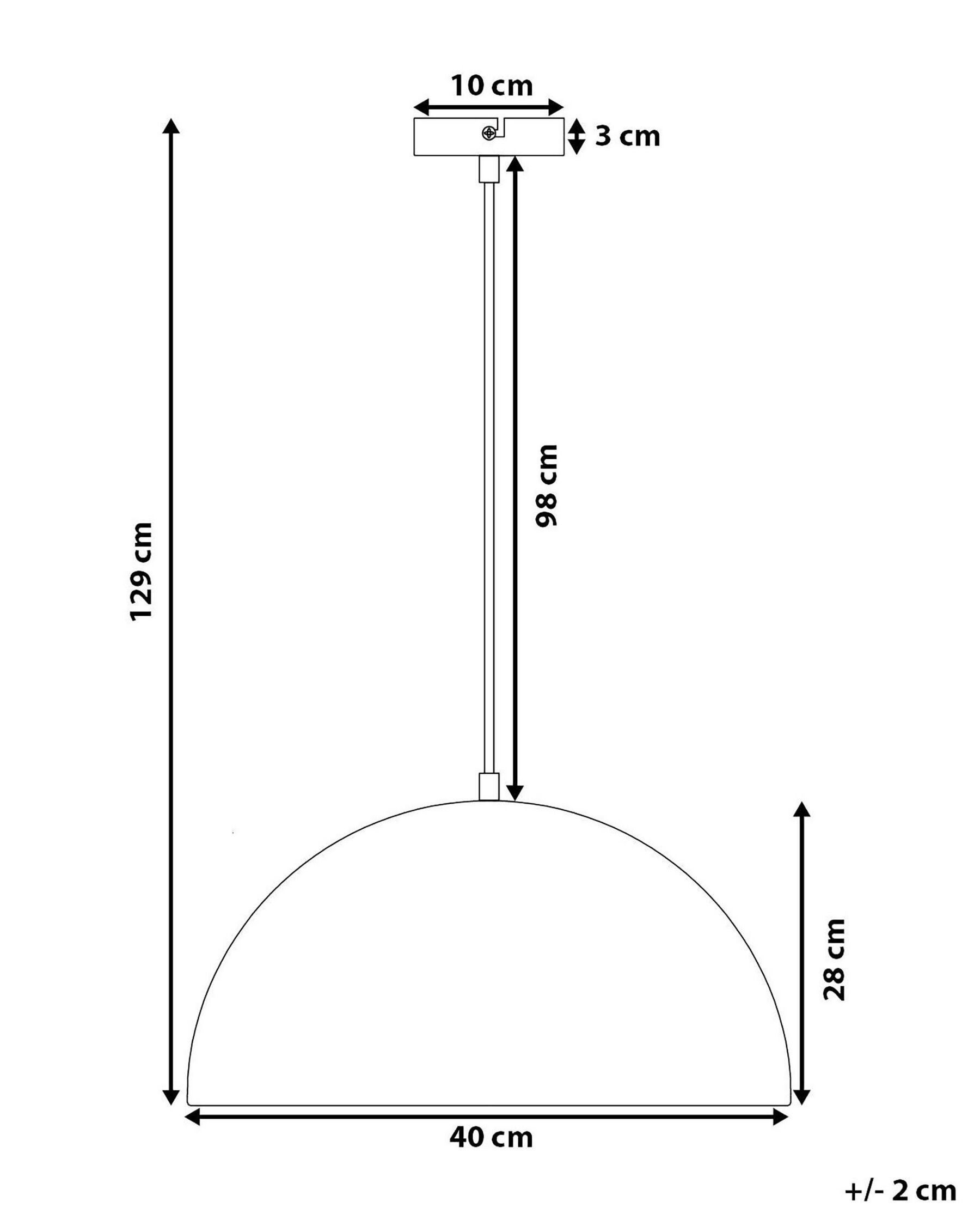 Pendant Lamp CETINA Metal Black_685193