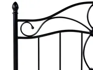 Bed Metal ANTLIA 120 x 200 cm (EU Small Double) Black_1026542