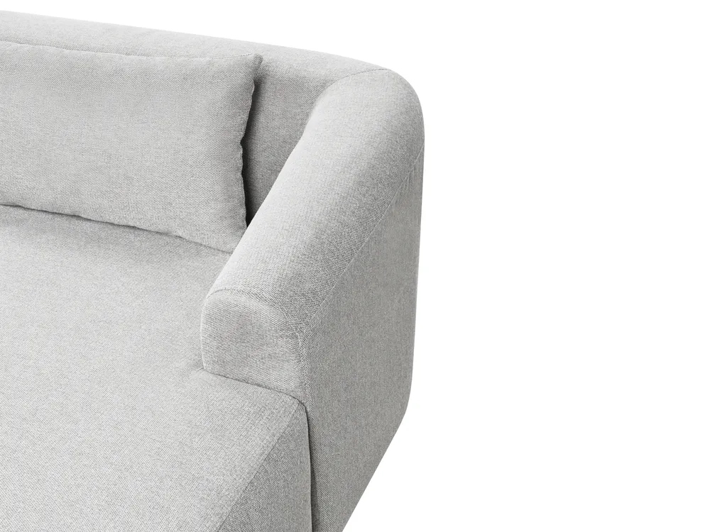 Corner Sofa 3 Seater SVANSELE Fabric Light Grey Right Hand_901696