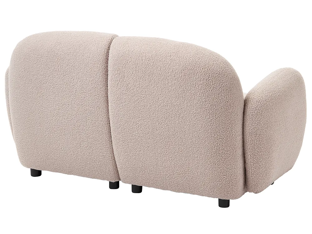 Sofa 2 Seater JULE Boucle Beige_1125944