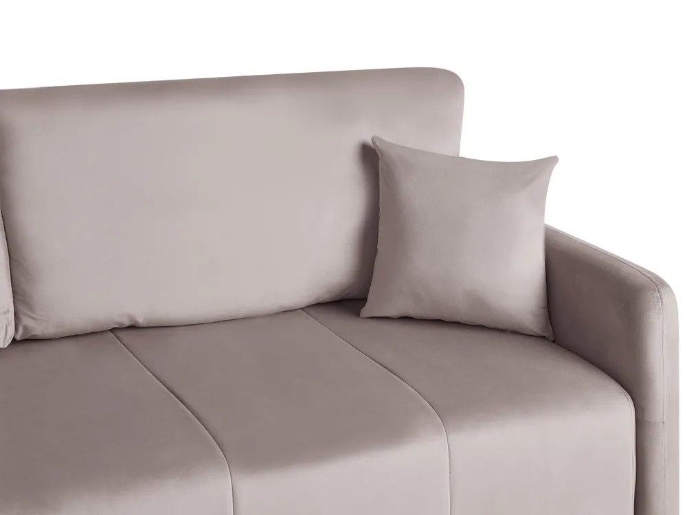 Sofa Bed 3 Seater EGGE Velvet Taupe_1021000