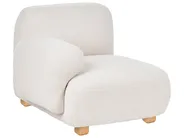 Modular Sofa 2 Seater AMLI with Ottoman Boucle Off-White_1070107