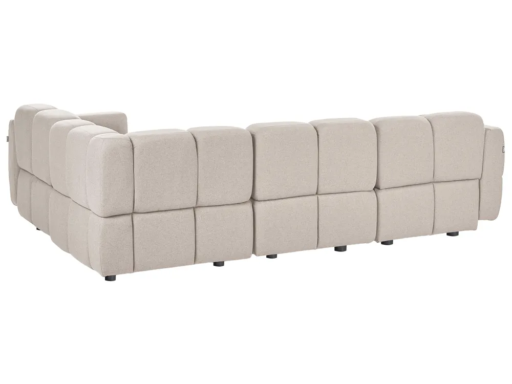 Moduulikulmasohva 4-istuttava MAKSABERG Kangas Beige Vasen_1133618