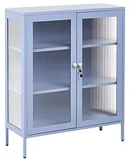 Vitriini HARLYN  90 cm Metalli Sininen_1160843