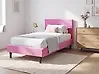 Sängöverdrag Sammet FITOU 90 x 200 cm Fuchsia