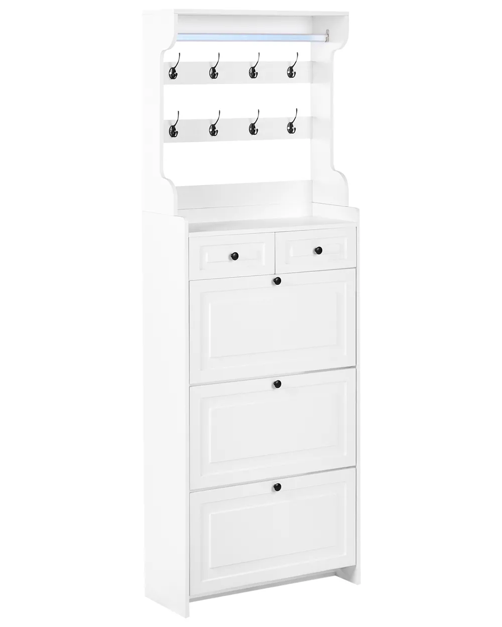 Shoe Storage Cabinet DALHOUSIE White