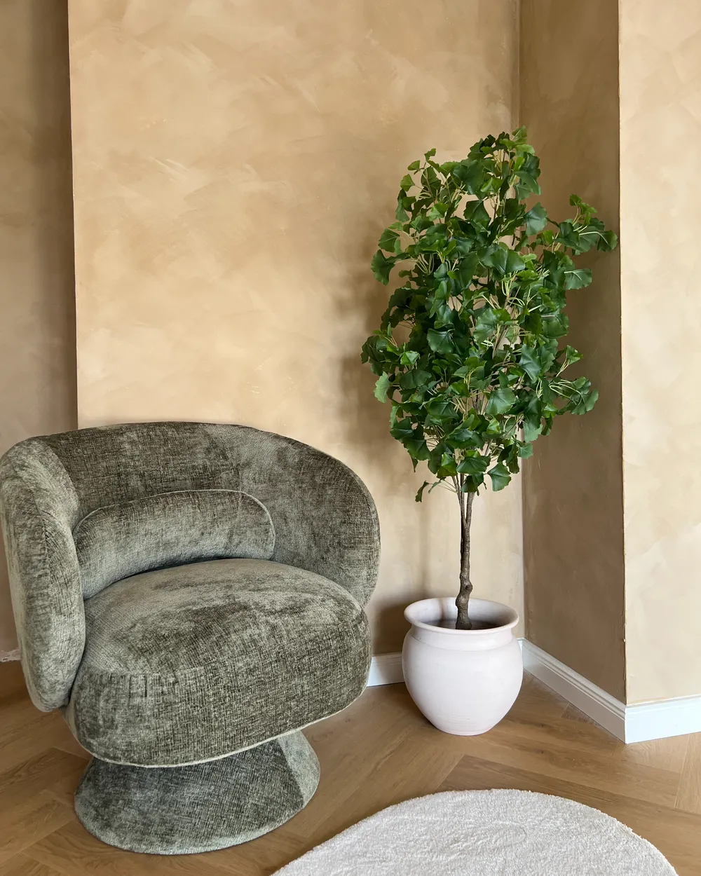 Konstgjord växt GINKGO TREE 150 cm Grön_1046758