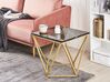 Side Table MALIBU Black/ Gold