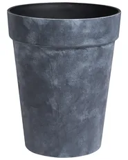 Set med 2 växtkrukor TROLLIUS 41 cm Mörkgrå_1123707