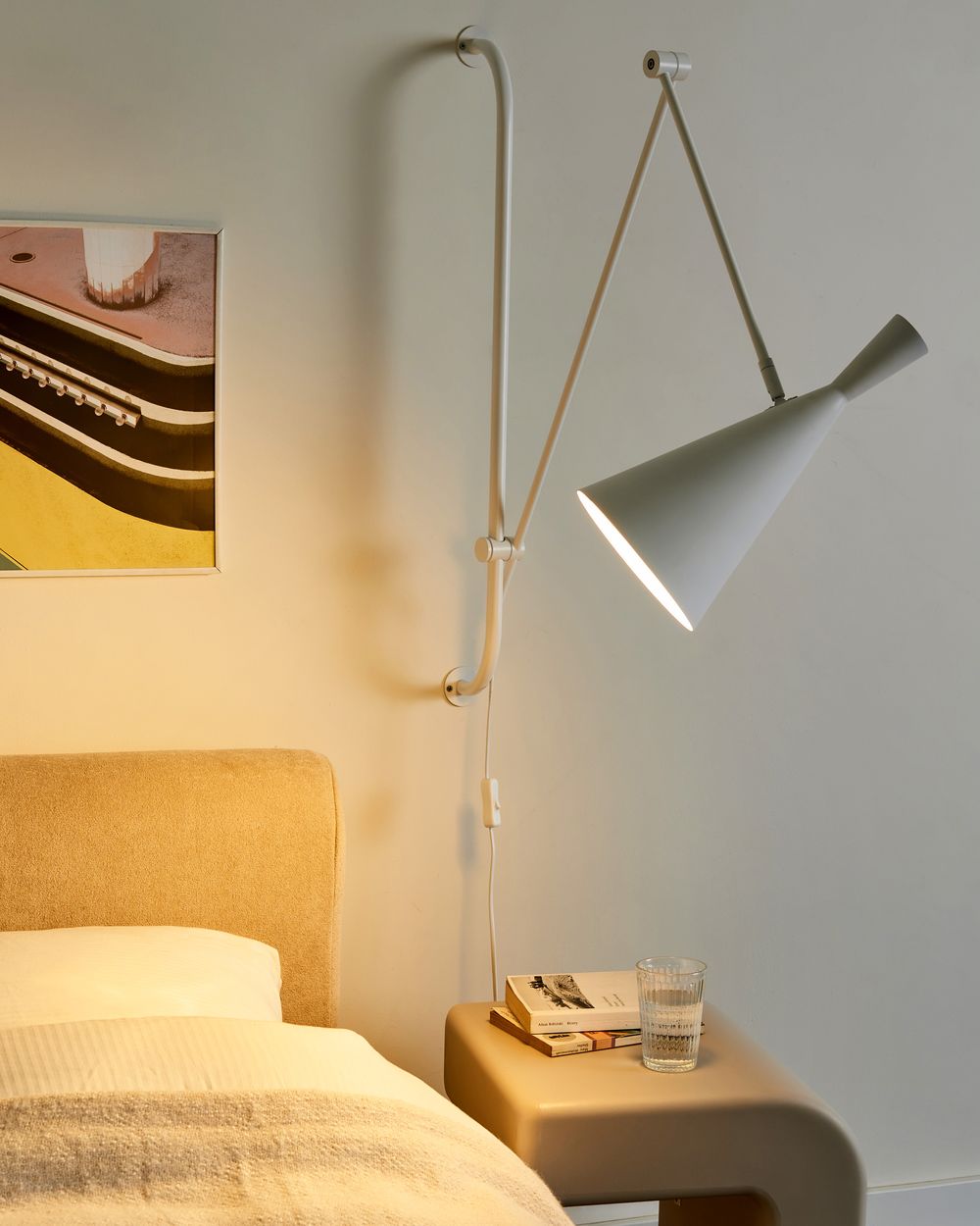 Vegglampe MARISA Justerbar Metall Hvit