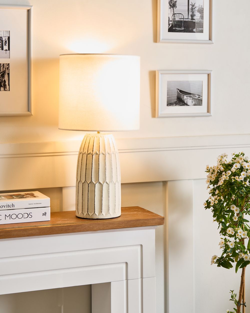 Table Lamp BELIHUL Ceramic Off-White