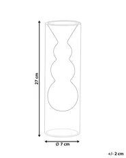 Blomvas KALOCHI 27 cm Glas Turkos_838043