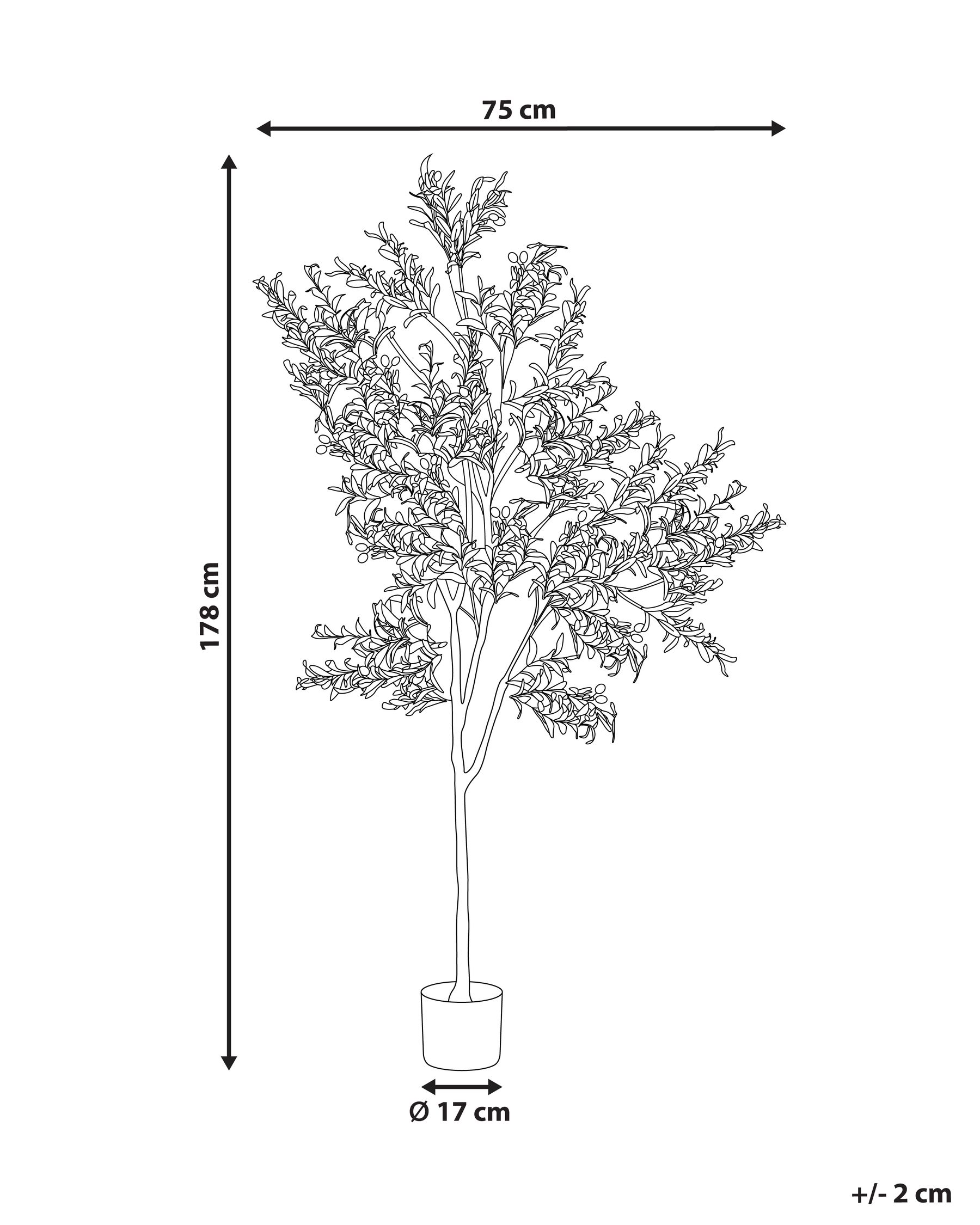 Artificial Plant OLIVE TREE 178 cm Green_950447