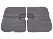 Parasollfot CARIA Fyrkantig Svart 9 kg_1083039