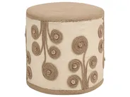 Pouffe DIMAN Jute White_937368