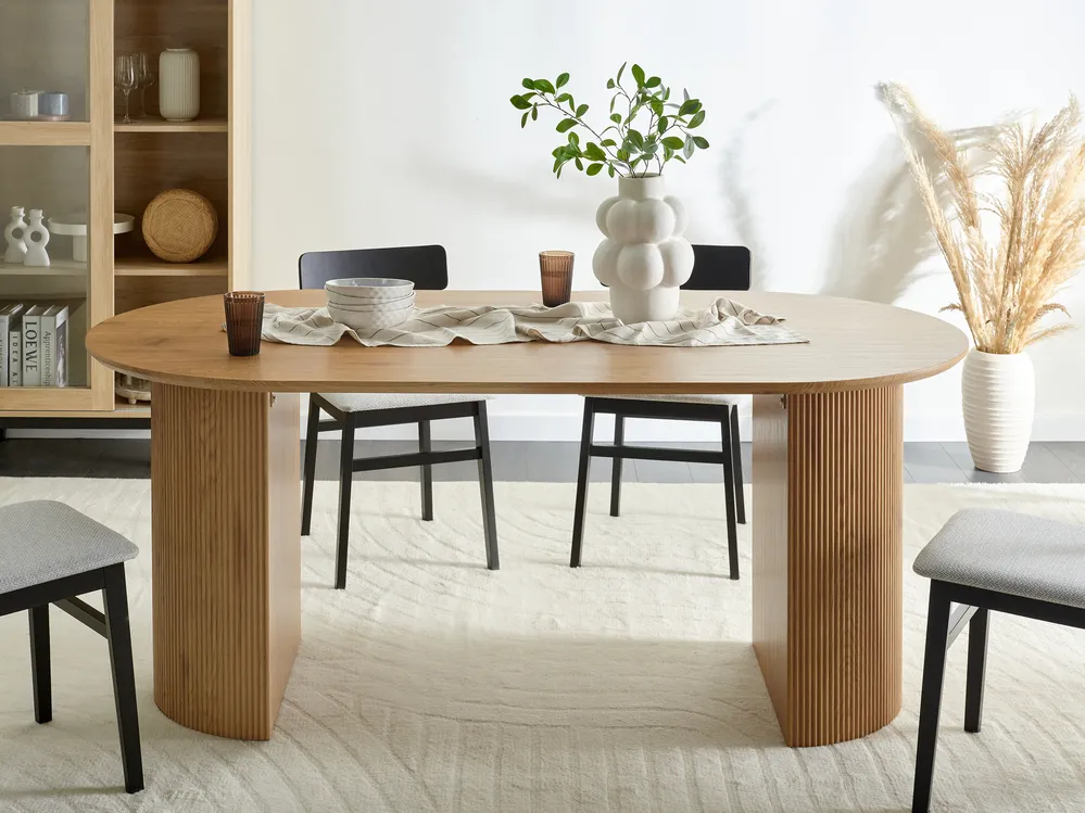 Dining Table SAVORY Light Brown 180 cm 90 cm
