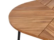 Garden Dining Table VARENNA 106 cm 103 cm Acacia Wood Brown_933420
